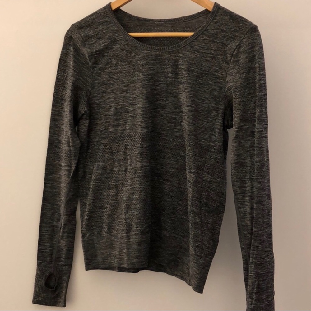 Gray Lululemon Long Sleeve